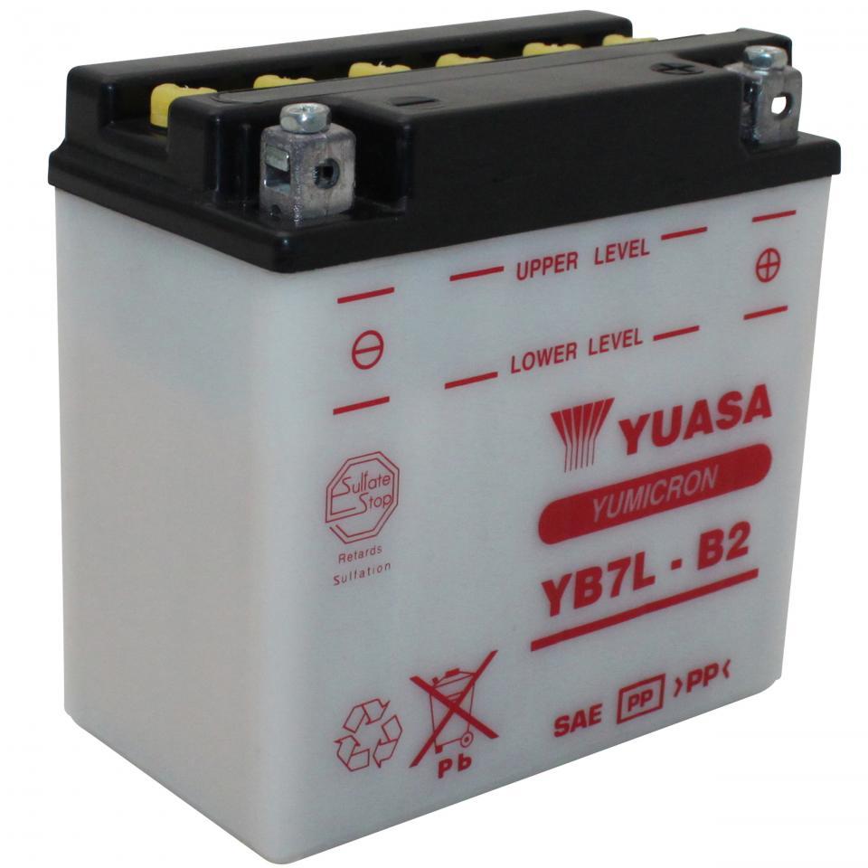 Batterie Yuasa pour Scooter MBK 125 Xq Thunder 2001 à 2004 YB7L-B2 / 12V 8Ah Neuf