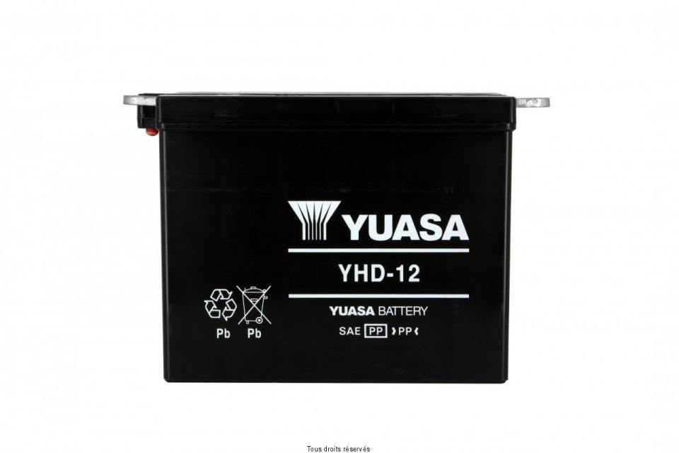 Batterie Yuasa pour Moto Harley Davidson 1000 XLH Sportster 1979 à 1982 YHD-12 / 12V 28Ah Neuf