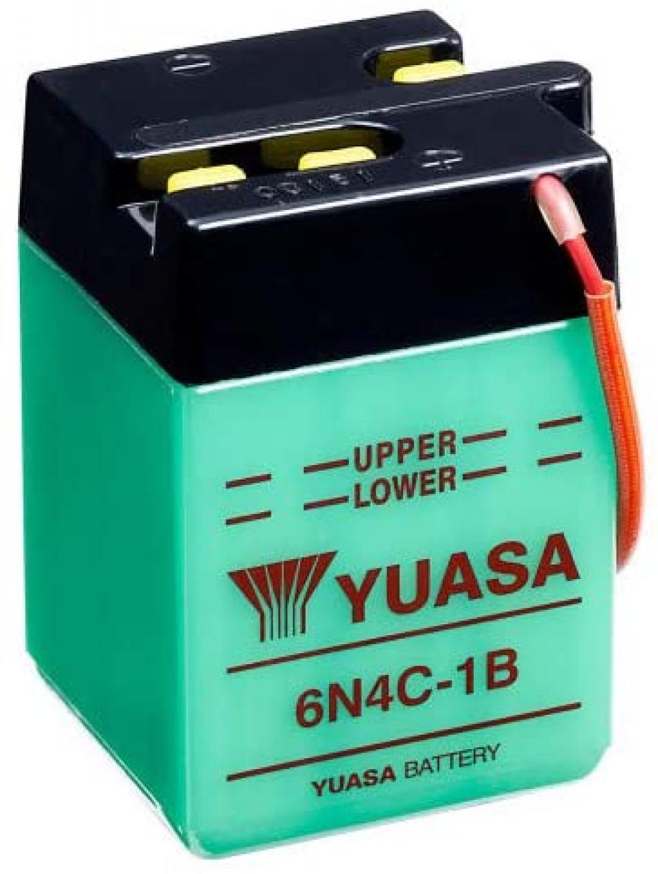 Batterie Yuasa pour Moto Honda 125 Xl K3 K4 1979 6N4C-1B / 6V 4Ah Neuf