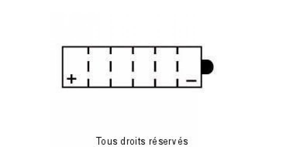 Batterie Tecnium pour Moto Honda 750 Xlv R 1983 à 1988 YB14-B2 / 12V 14Ah Neuf