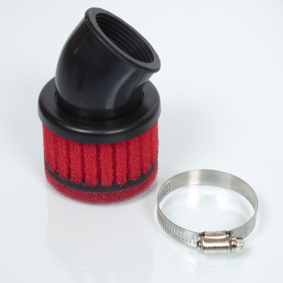 Filtre à air VOCA compétition rouge Ø48mm pour carburateur PWK scooter 50 à boite