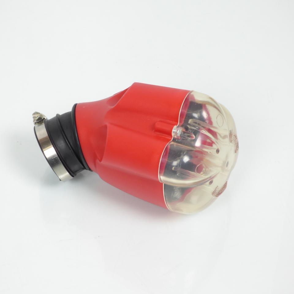 Cornet rouge Ø28/35mm filtre à air Doppler Air Box pour scooter moto 50 Neuf