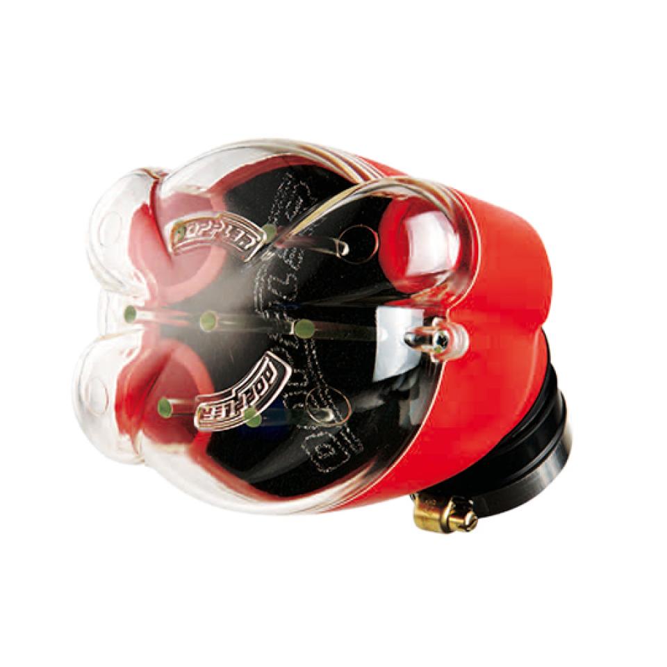 Cornet rouge Ø28/35mm filtre à air Doppler Air Box pour scooter moto 50 Neuf