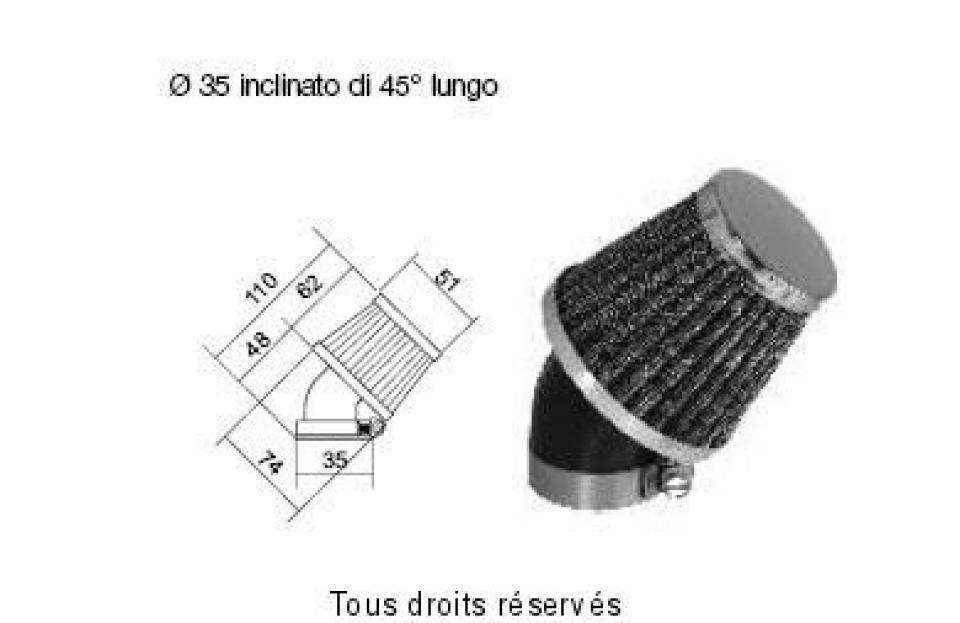 Filtre à air Sifam pour moto NC Neuf