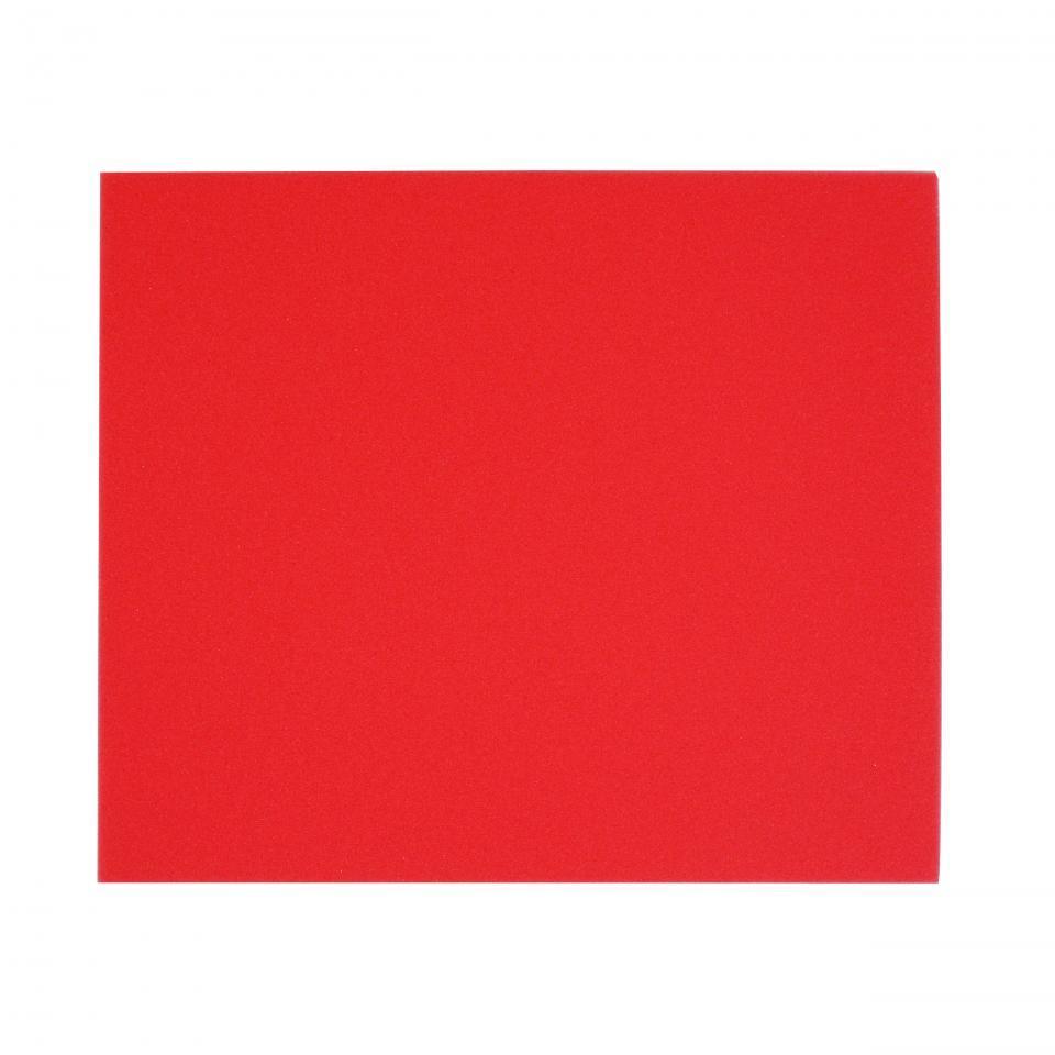 Plaque mousse de filtre à air Artein rouge pour moto scooter à découper 280x330x10mm