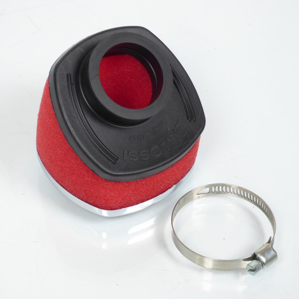 Cornet filtre à air Ø36mm coudé 30° Malossi rouge 0411460 E14 pour moto scooter