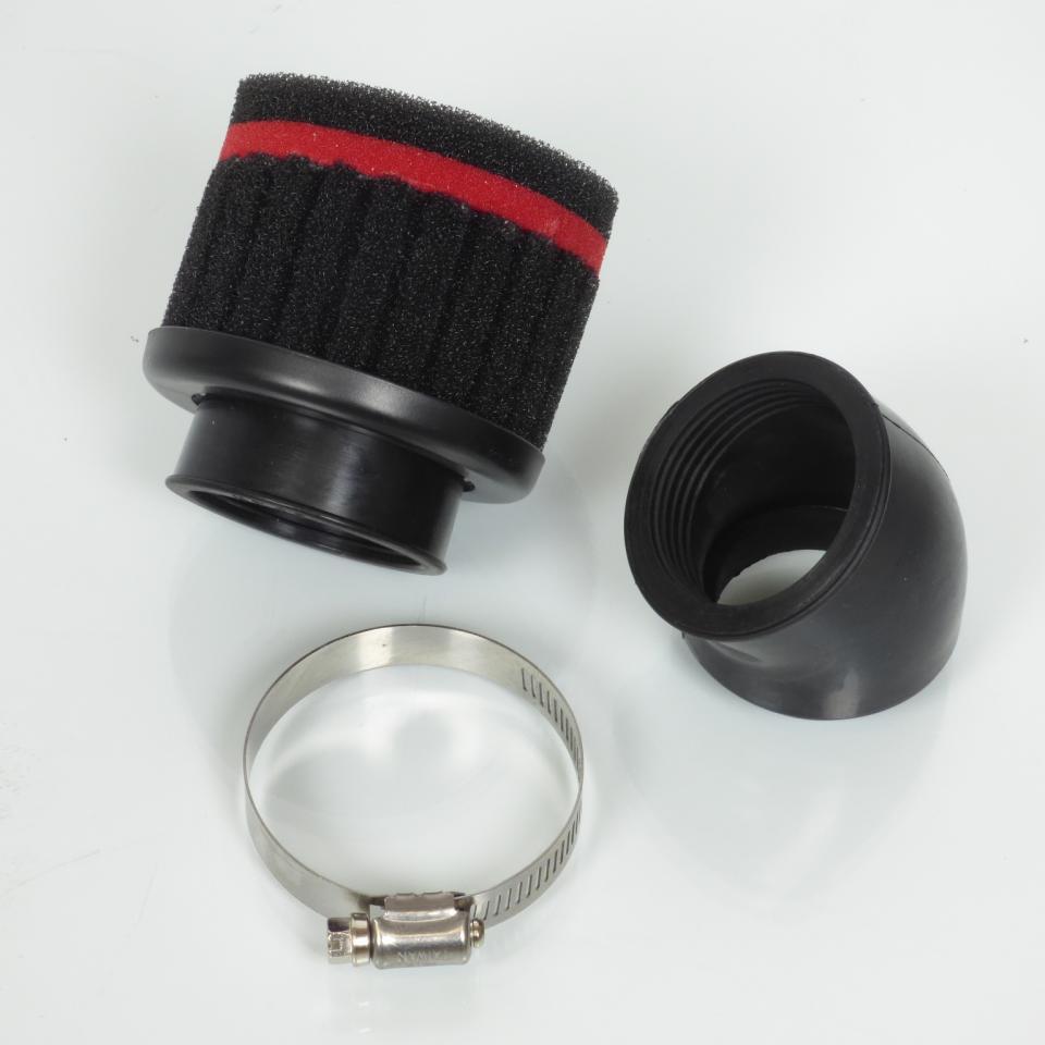 Cornet filtre à air Voca Ø48mm noir pour moto compétition VCR-RD13.FILT48/BK