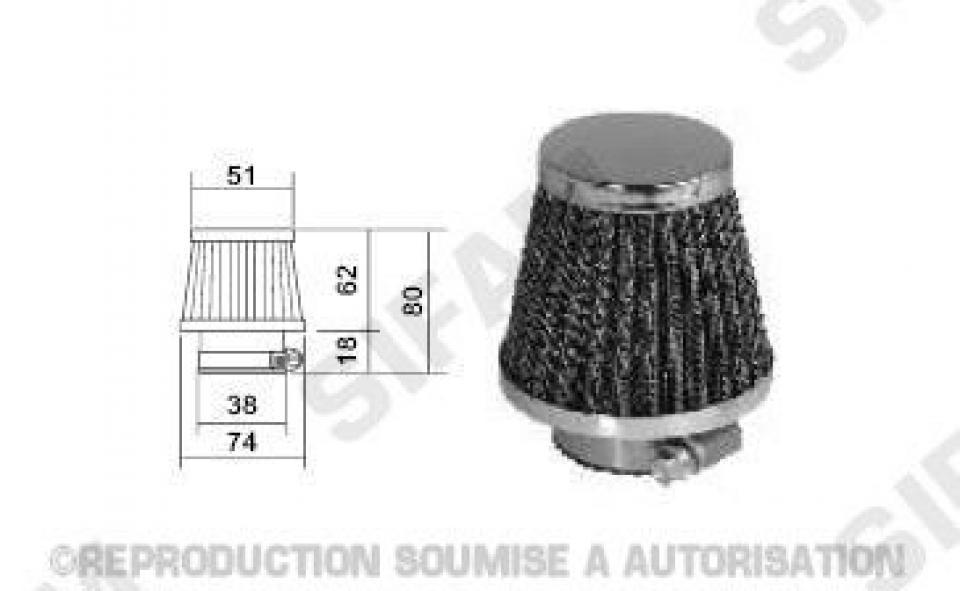 Filtre à air Sifam pour moto NC Neuf