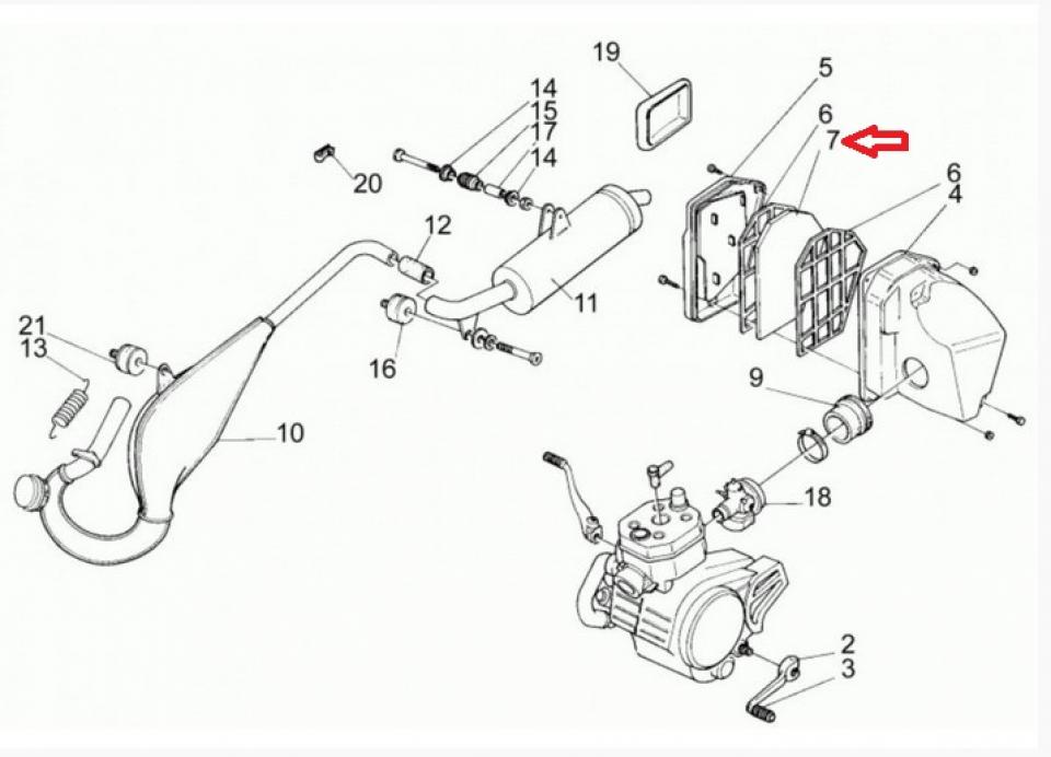 Filtre à air Athena pour moto Aprilia 125 Tuareg rally 1984 à 1986 S410010200003 Neuf