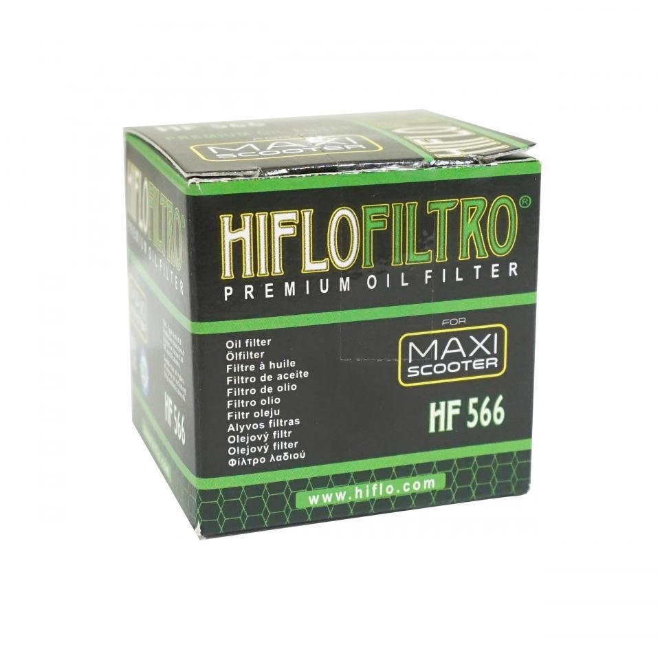 Filtre à huile Hiflofiltro pour Scooter Kymco 125 Downtown 2009 à 2016 HF566 / 1541A-LEA7-E00 Neuf