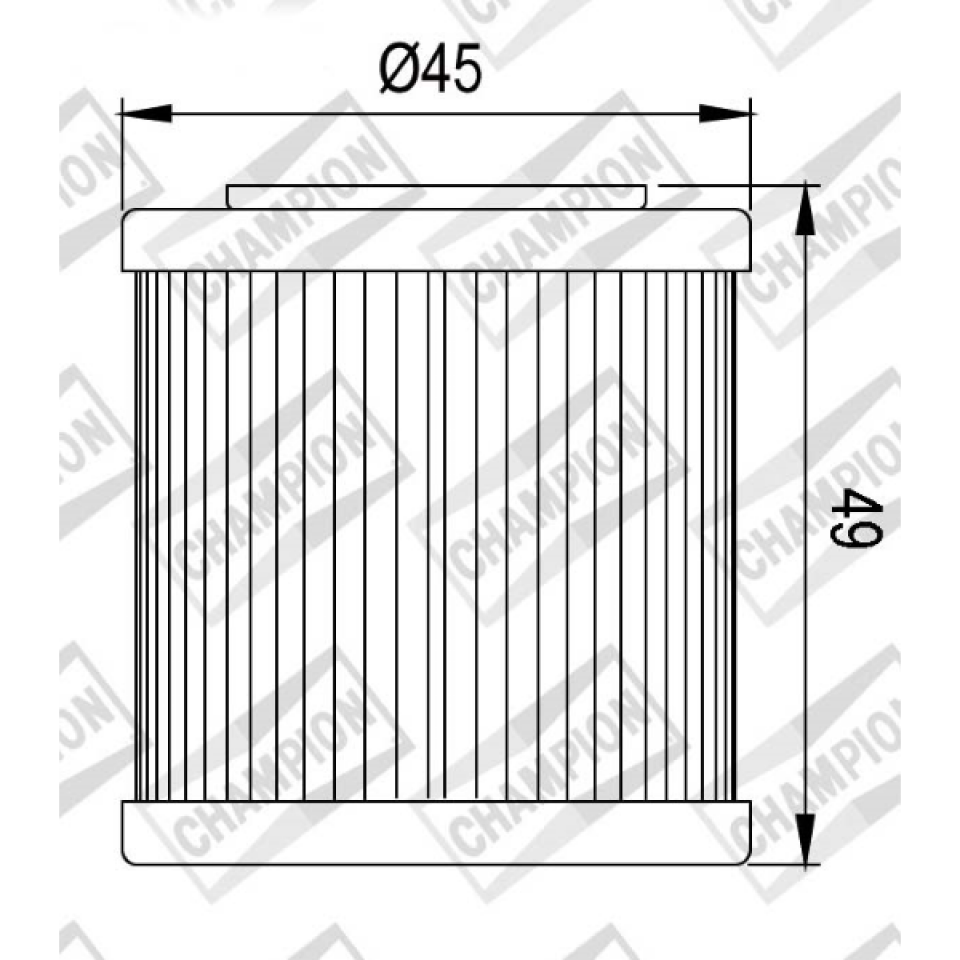 Filtre à huile Champion pour Moto Aprilia 450 SXV 2006 à 2015 COF463 Neuf