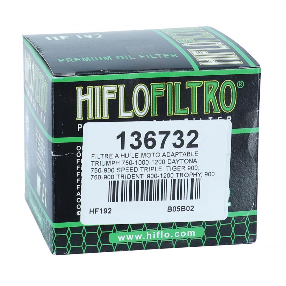 Filtre à huile Hiflofiltro pour Moto Triumph 900 Trident 1991 à 1998 HF192 / 121-00-31-T0-301 Neuf