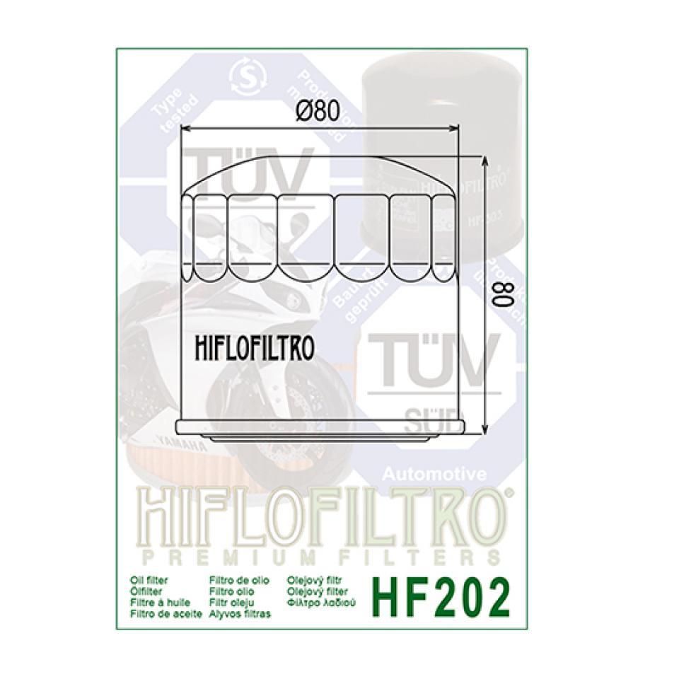 Filtre à huile Hiflofiltro pour Moto Kawasaki 250 KX F 2004 à 2018 Neuf