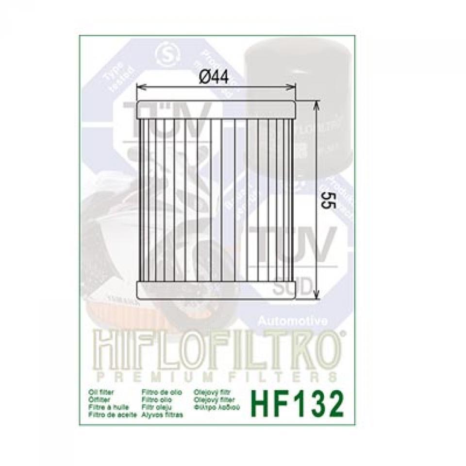 Filtre à huile Hiflofiltro pour Scooter Yamaha 400 X-Max 2013 à 2015 Neuf