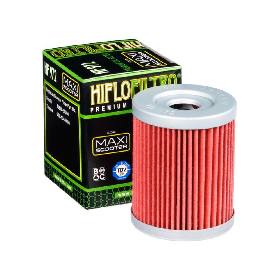 Filtre à huile Hiflofiltro pour Scooter Suzuki 250 Burgman 2002 à 2006 HF972 16510-25C00 5RU-13440-00 Neuf