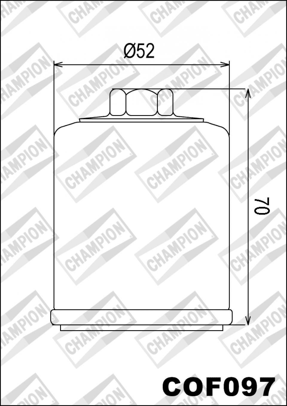 Filtre à huile Champion pour Quad Polaris 200 Sawtooth 2006 Neuf