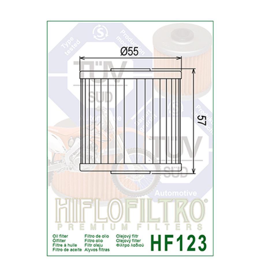 Filtre à huile Hiflofiltro pour Moto Kawasaki 600 KL 1984 à 1990 Neuf