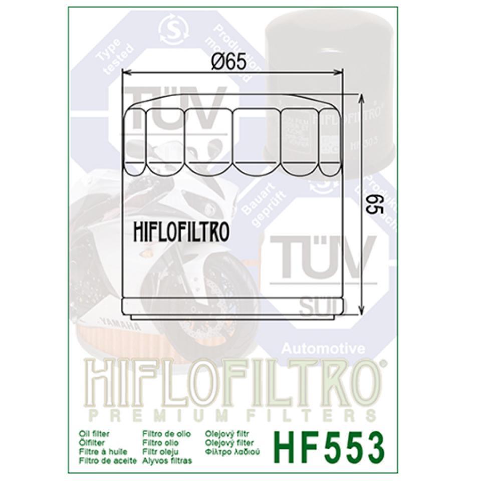 Filtre à huile Hiflofiltro pour Moto Benelli 1130 Tnt Sport Evo 2005 à 2008 Neuf