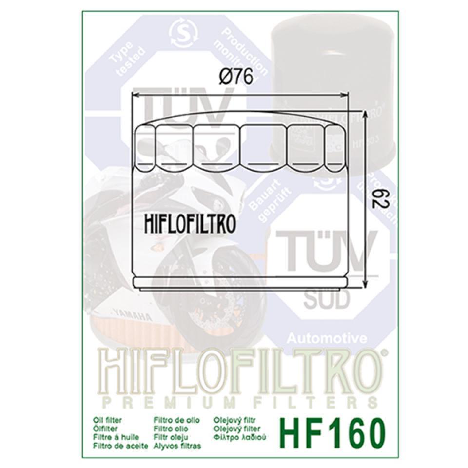 Filtre à huile Hiflofiltro pour Moto BMW 800 F Gt 2013 à 2017 Neuf