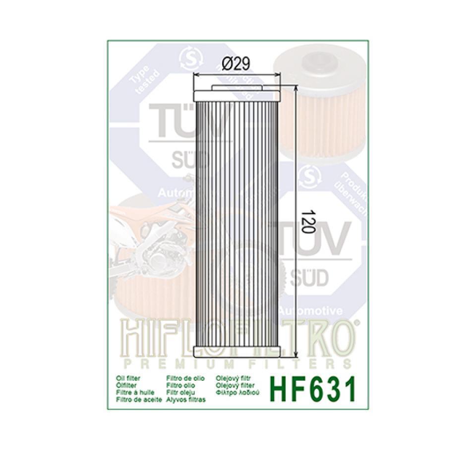 Filtre à huile Hiflofiltro pour Auto HF631 Neuf