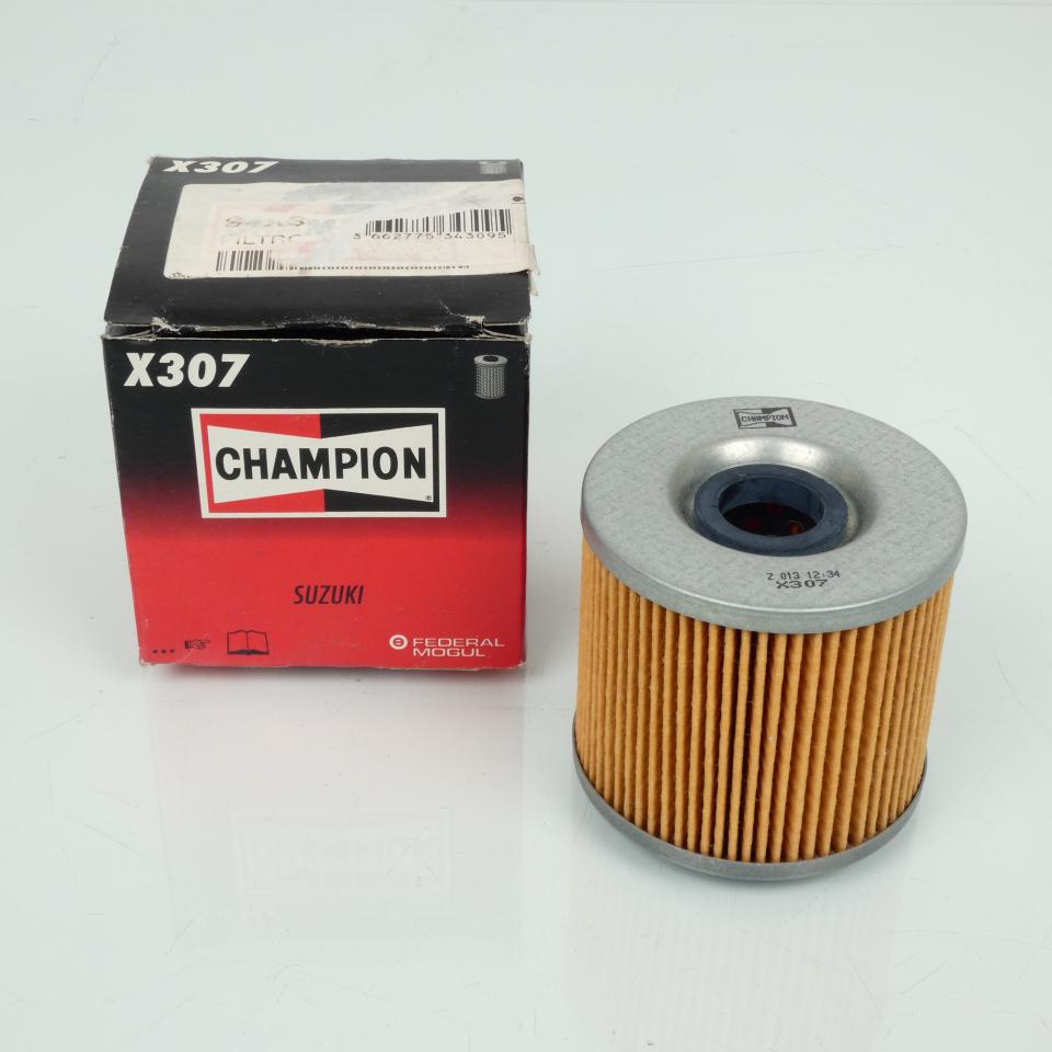 Filtre à huile Champion pour moto Suzuki 250 Gsx E 1980 à 1982 X307 Neuf