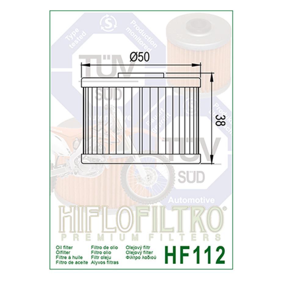 Filtre à huile Hiflofiltro pour Moto Honda 650 Dominator 1988 à 2002 Neuf