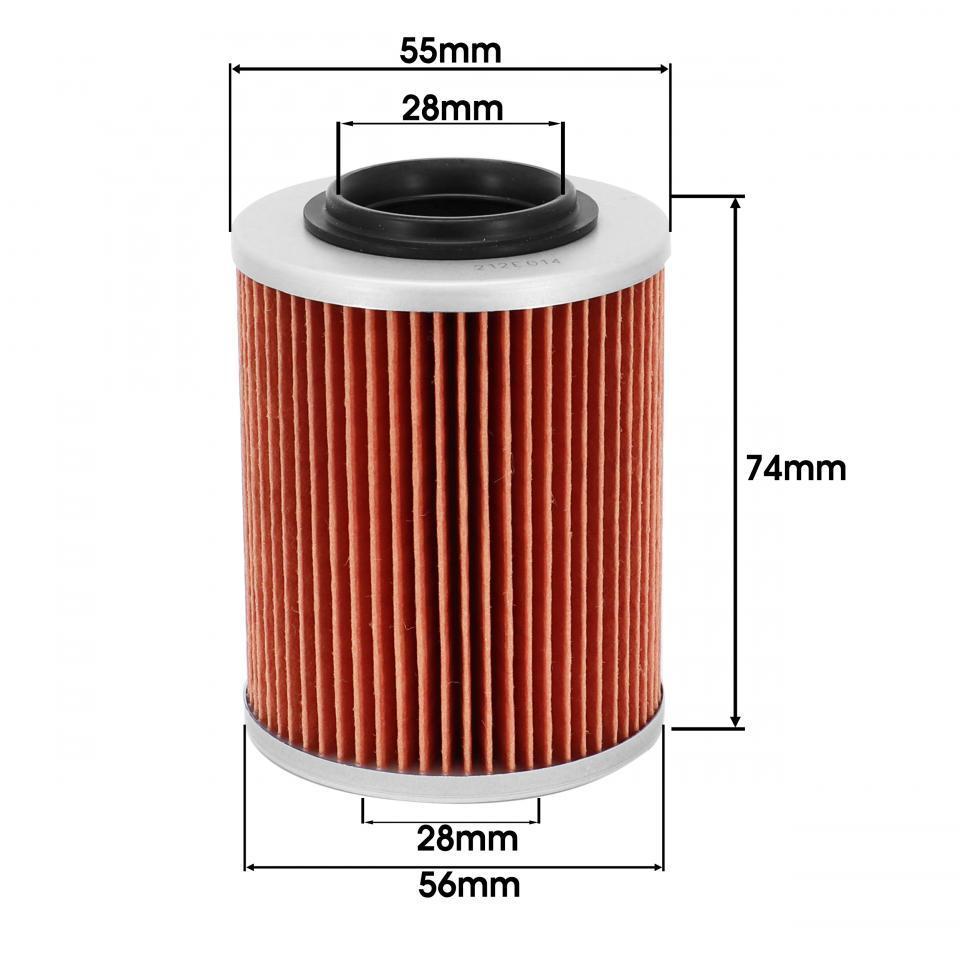 Filtre à huile Hiflofiltro pour Quad Bombardier 330 Outlander Ho 4X4 2004 à 2005 Neuf