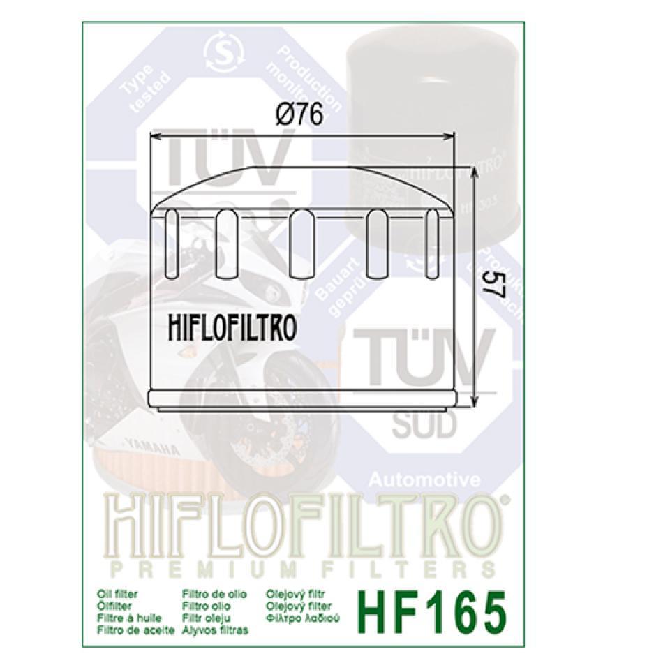 Filtre à huile Hiflofiltro pour Moto Daelim 125 VS 1997 à 1999 HF167 Neuf
