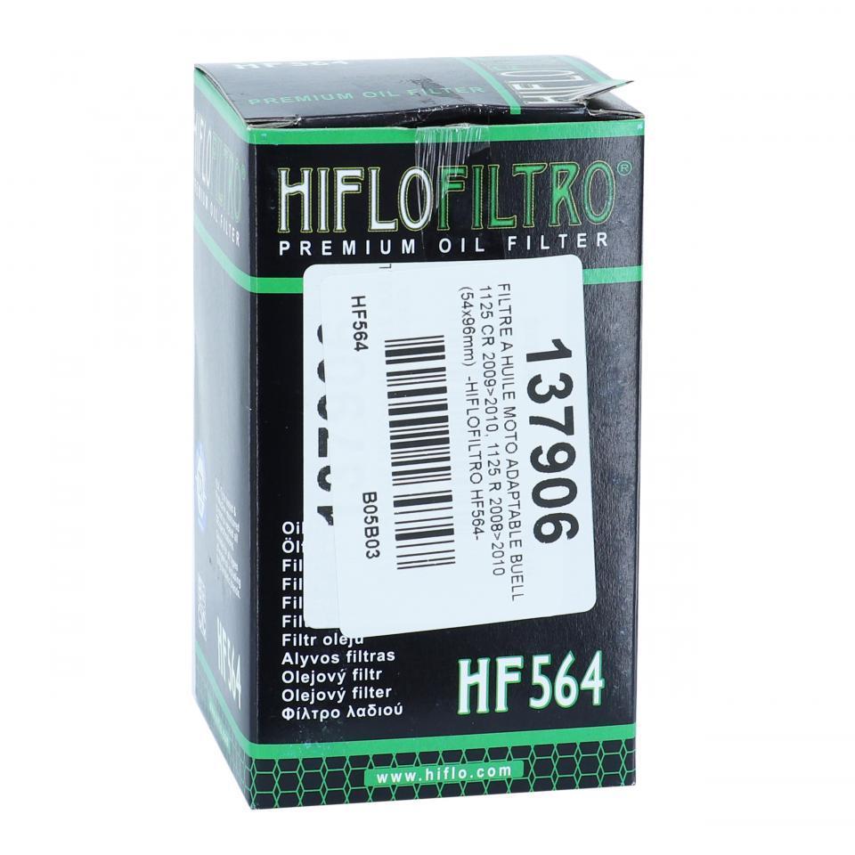 Filtre à huile Hiflofiltro pour Moto Buell 1125 R 2009 à 2012 HF564 / Q1064.1AM Neuf