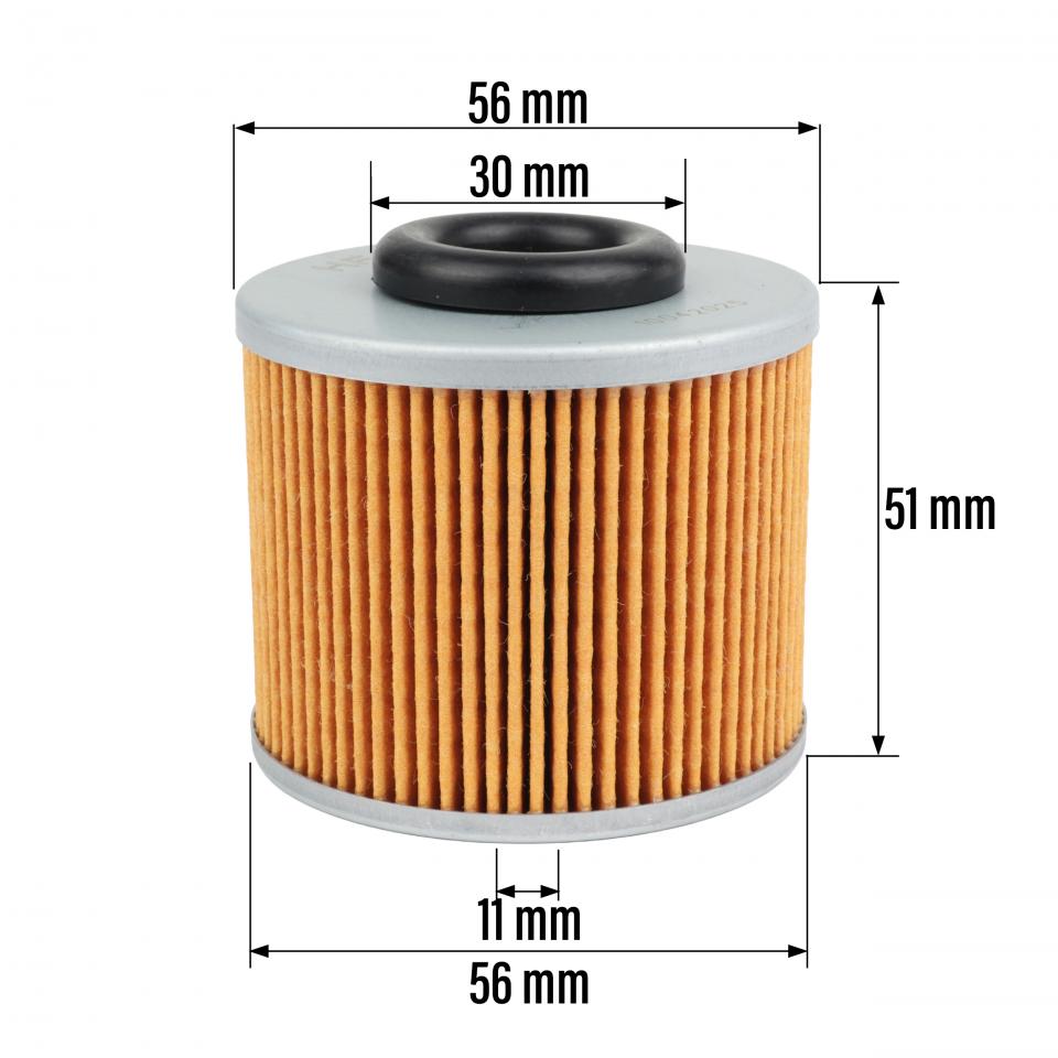 Filtre à huile Hiflofiltro pour Moto MV Agusta 800 F3 2013 à 2016 Neuf