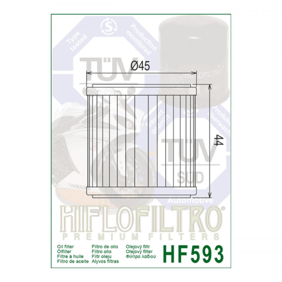 Filtre à huile Hiflofiltro pour Auto Neuf
