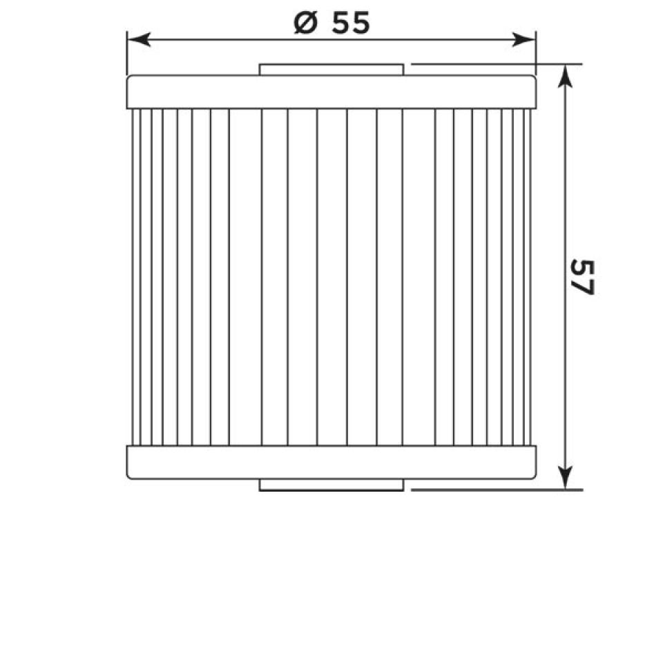 Filtre à huile Meiwa pour Moto Kawasaki 110 KLX 2010 à 2014 16099-004 / HF123 Neuf