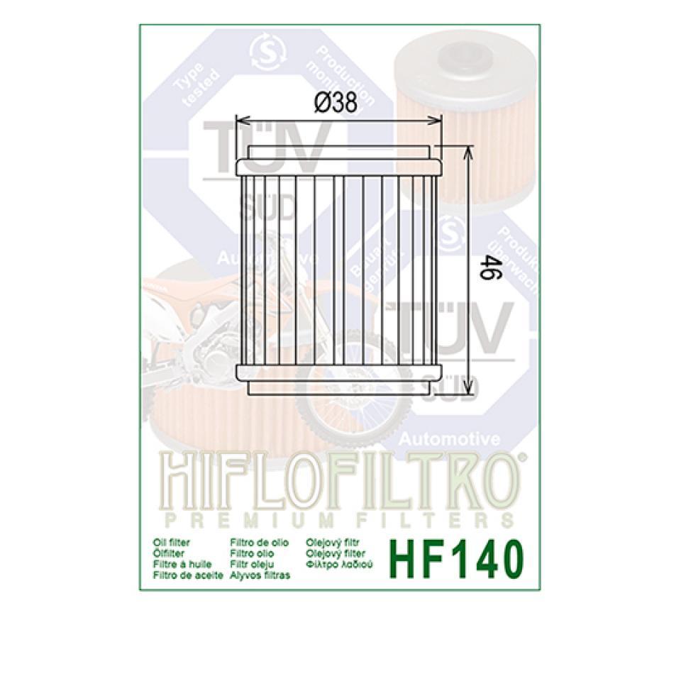 Filtre à huile Hiflofiltro pour Moto Gas gas 300 EC-F 2013 à 2015 HF140 Neuf