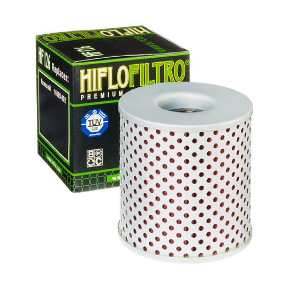 Filtre à huile Hiflofiltro pour Moto Kawasaki 750 Z 1978 à 1982 HF126 / 16099-002 Neuf