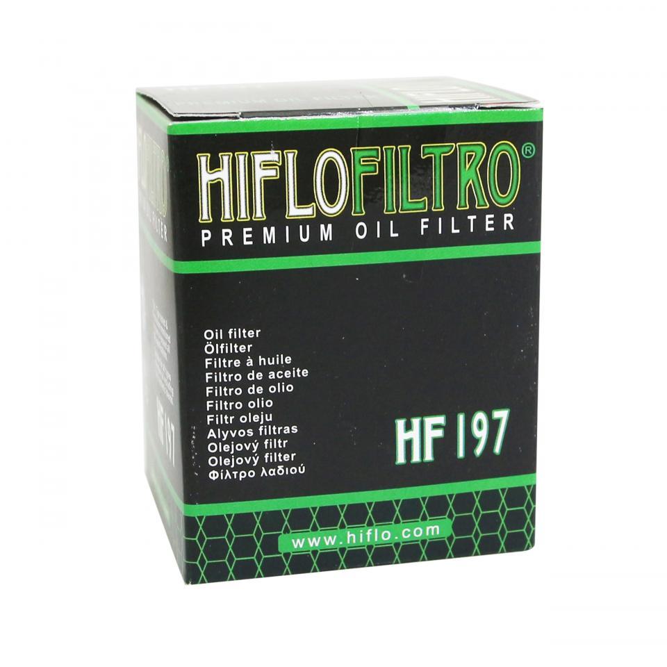 Filtre à huile Hiflofiltro pour Quad QUADRO 350 D 2013 à 2020 HF197 Neuf