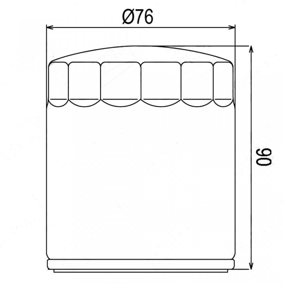 Filtre à huile Powerflux pour Moto Moto Guzzi 850 Griso 2006 à 2010 30153000 Neuf