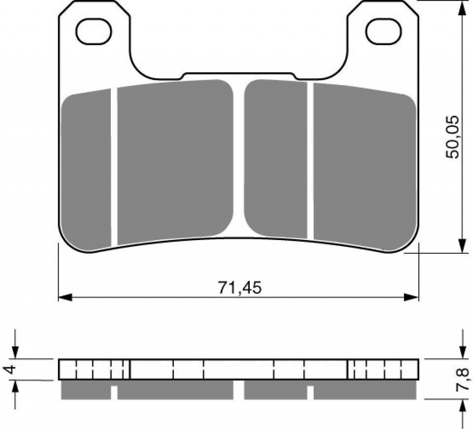 Plaquette de frein Gold Fren pour Moto Kawasaki 1000 Zx-10 R Ninja Sans Abs 2011 à 2014 AVG / AVD Neuf