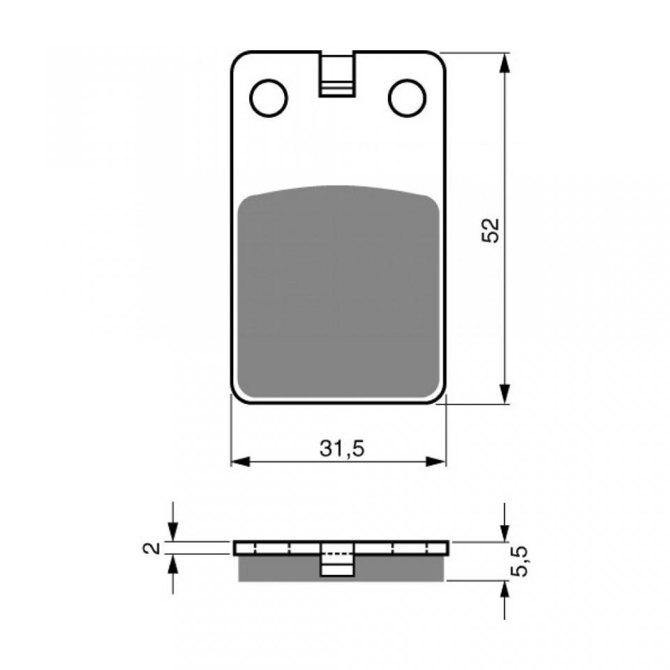 Plaquette de frein Gold Fren pour Moto Benelli 80 Devil 1992 ARD Neuf