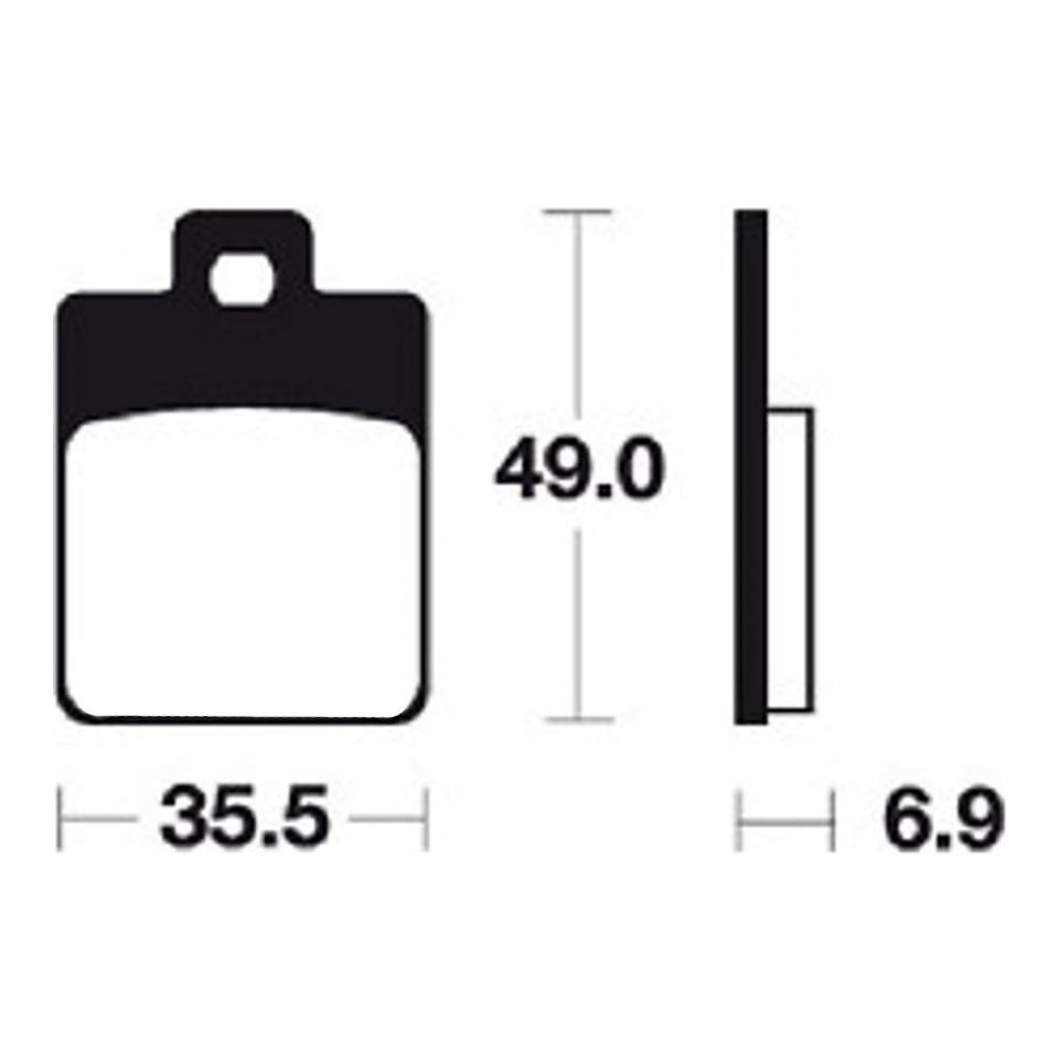 Plaquette de frein origine pour scooter Piaggio 50 Zip RST 1996-1999 494938 / AV Neuf