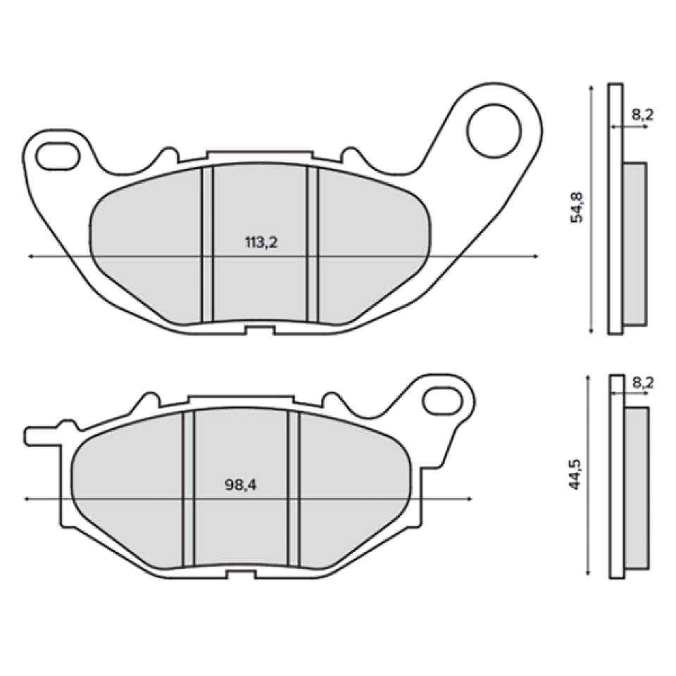 Plaquette de frein RMS pour Auto Neuf