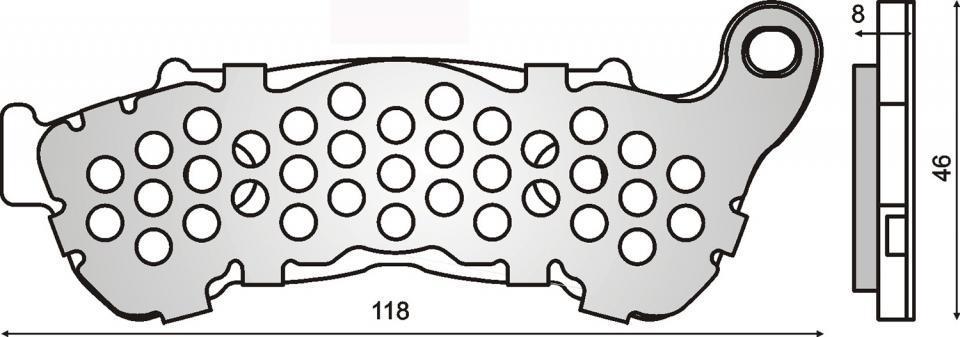 Plaquette de frein RMS pour auto Neuf