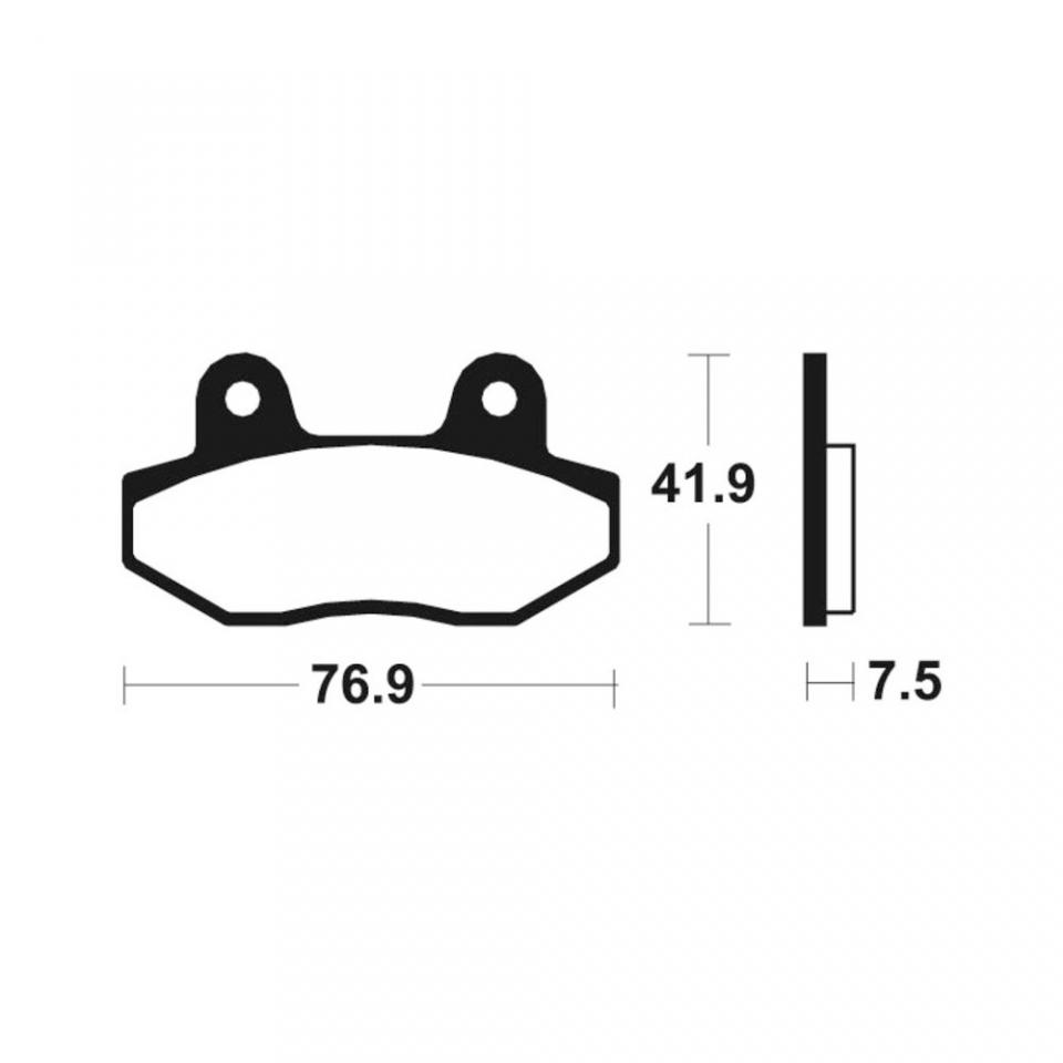 Plaquette de frein Tecnium pour scooter Peugeot 50 Speedfight 3 4T 2010-2014 AV Neuf