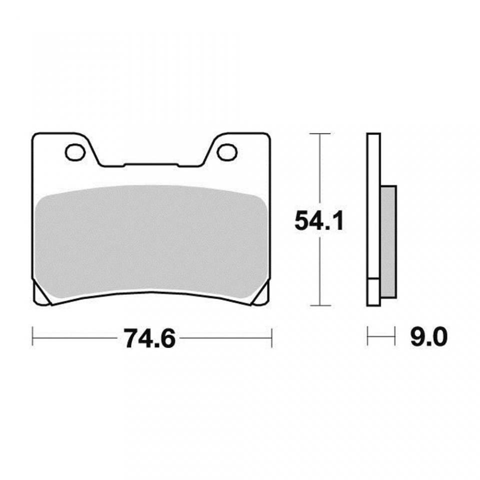 Plaquette de frein AP Racing pour moto Yamaha 1000 Fzr Exup 1989-1990 AVG / AVD Neuf