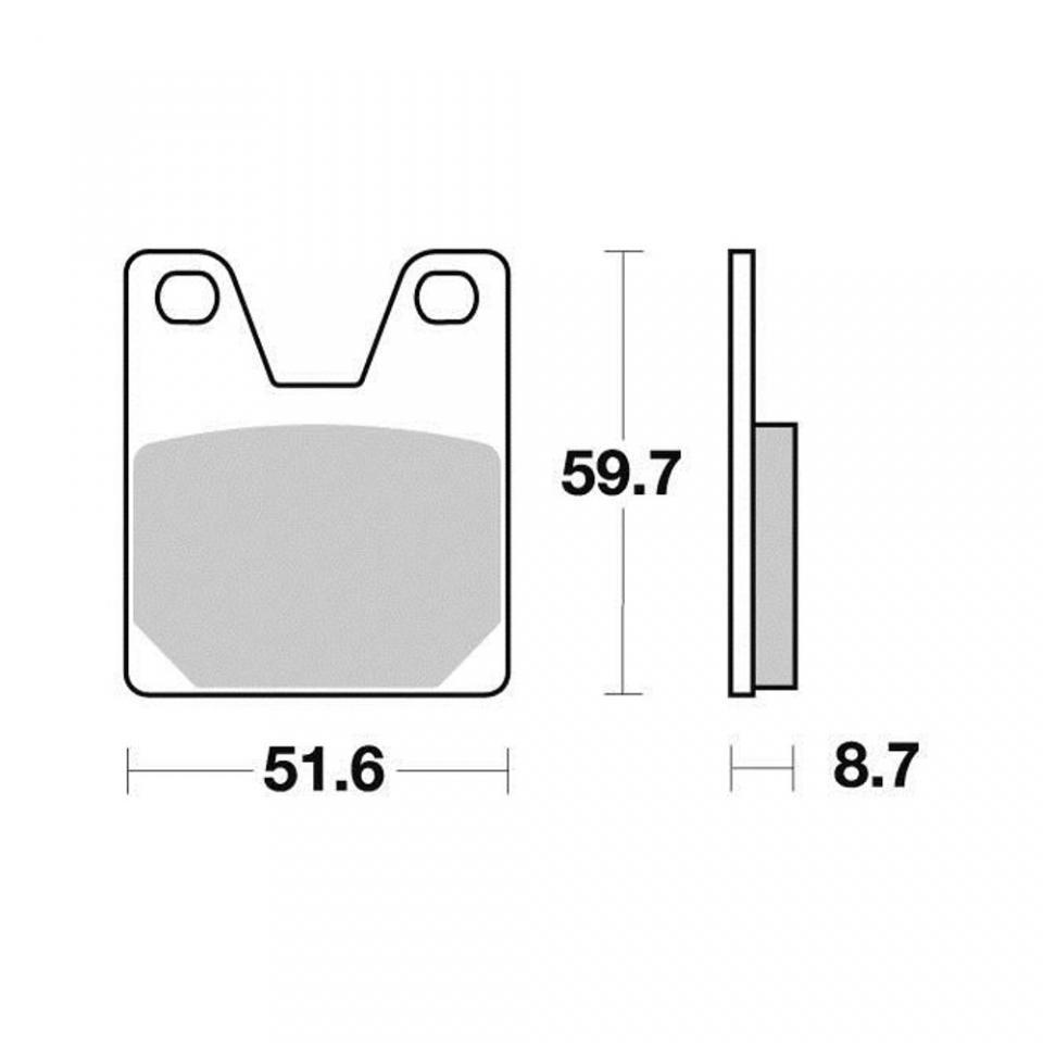 Plaquette de frein AP Racing pour moto Yamaha 750 YZF R7 1999-2002 AR Neuf