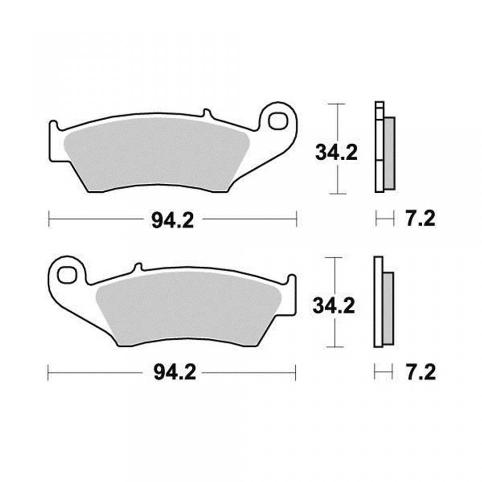 Plaquette de frein AP Racing pour pour Moto HM 450 CRE FR 2010 à 2012 AV Neuf