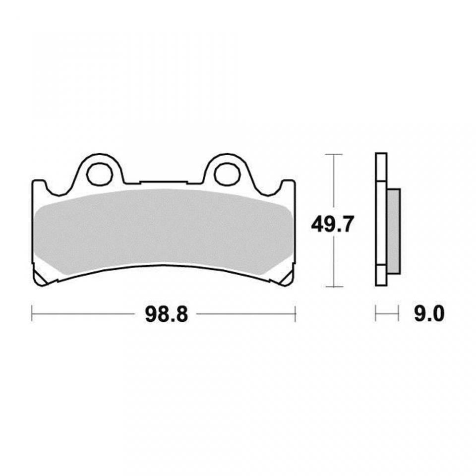 Plaquette de frein AP Racing pour moto Yamaha 1000 Fzr Exup 1994-1995 AVG / AVD Neuf