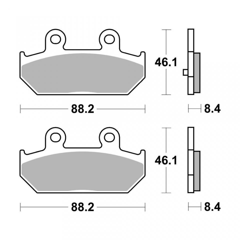 Plaquette de frein AP Racing pour scooter Suzuki 400 An Burgman 2007-2018 AR Neuf