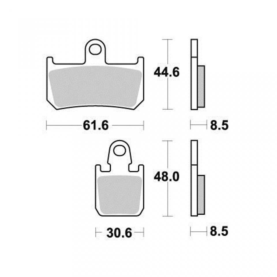 Plaquette de frein AP Racing pour moto Yamaha 1700 Mt-01 Sp Ohlins 2009-2011 AVG / AVD Neuf