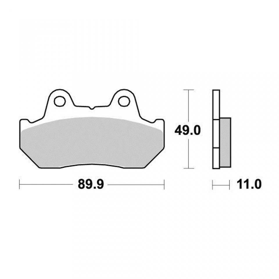 Plaquette frein AP Racing pour moto Honda 750 Cb F2C F2D 1983-1984 AR LMP142SR Neuf