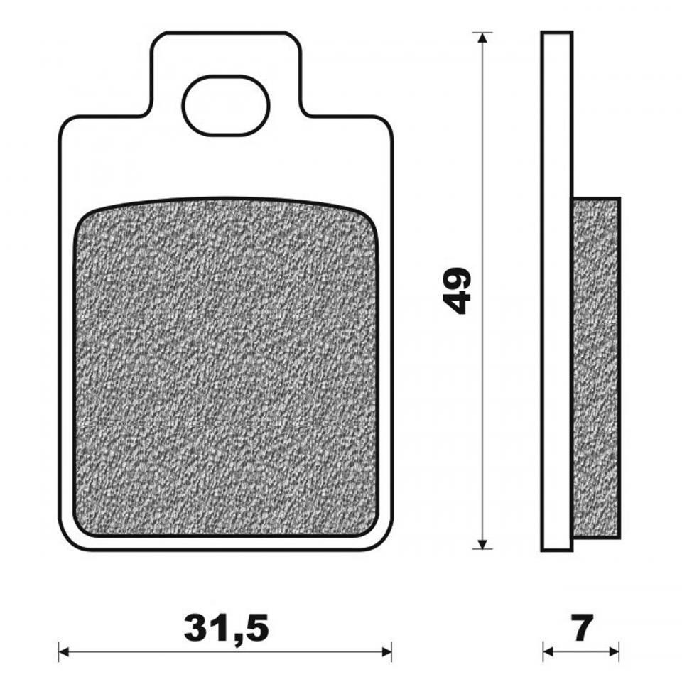 Plaquette de frein Newfren pour Scooter Piaggio 50 Sfera 1995 à 2020 Neuf